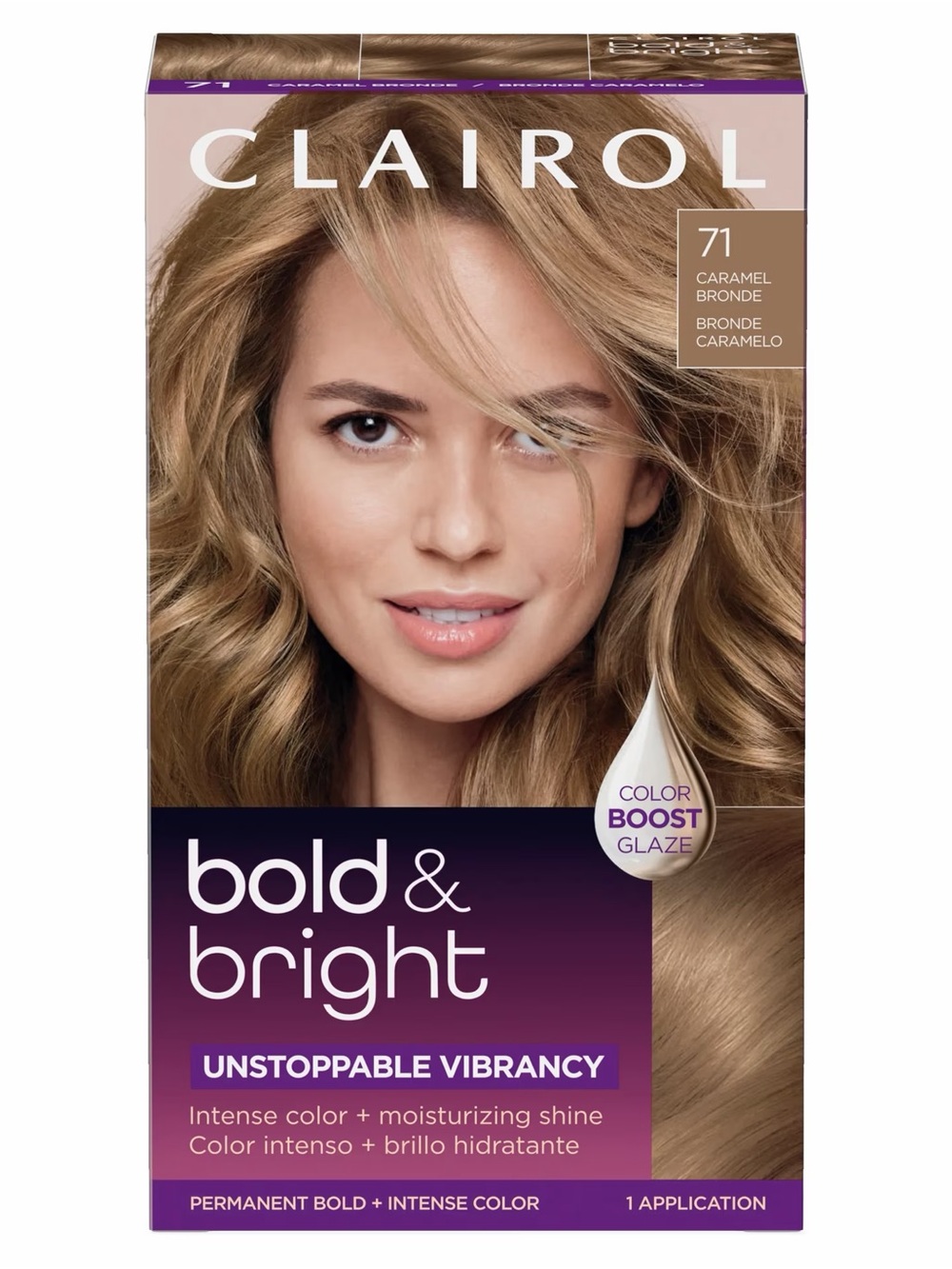 3 Pack Clairol Bold & Bright Hair Color Boxes in 71 Caramel Bronde Brand New